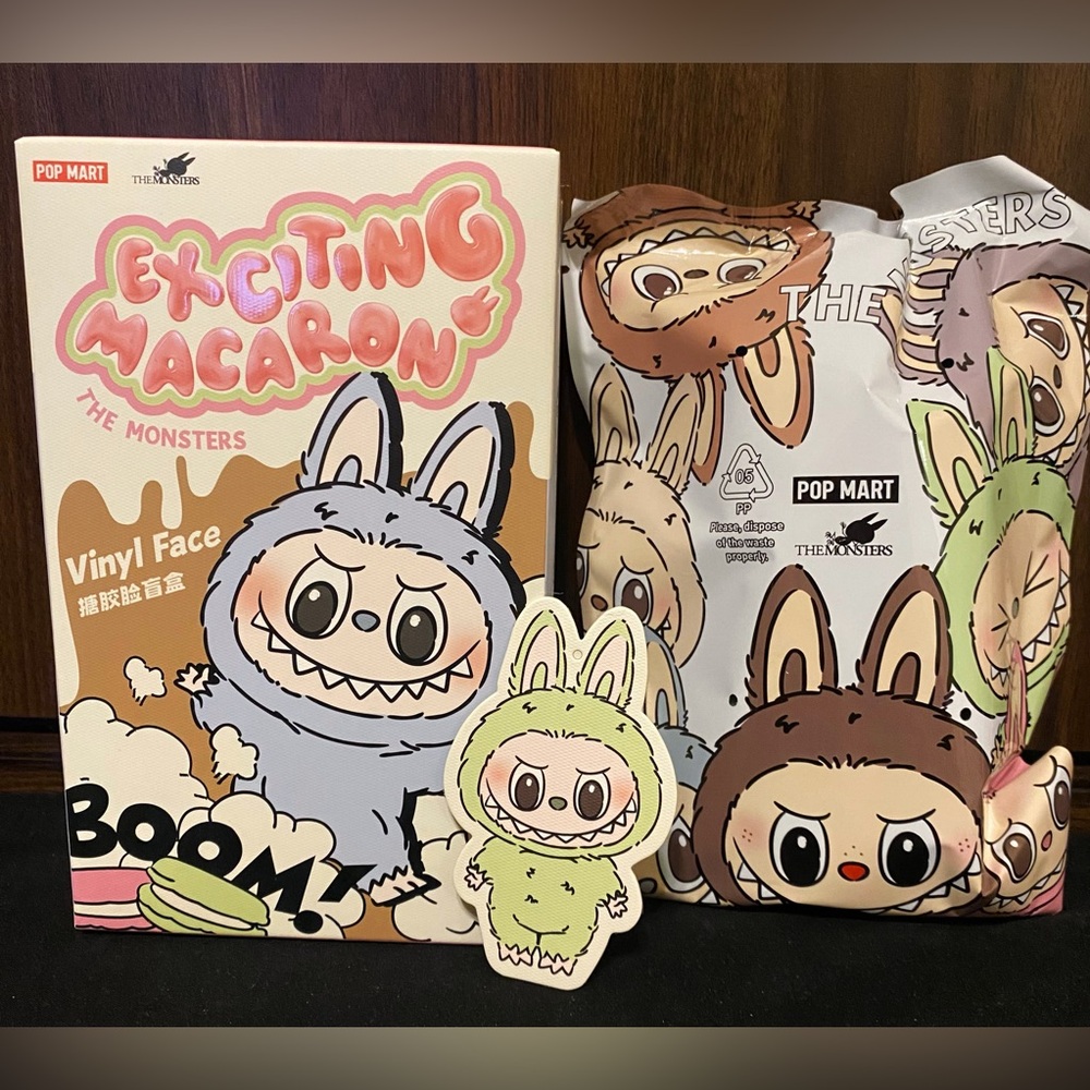 COPY - AUTHENTIC POP MART THE MONSTERS - Exciting Macaron Vinyl Face Blind Box